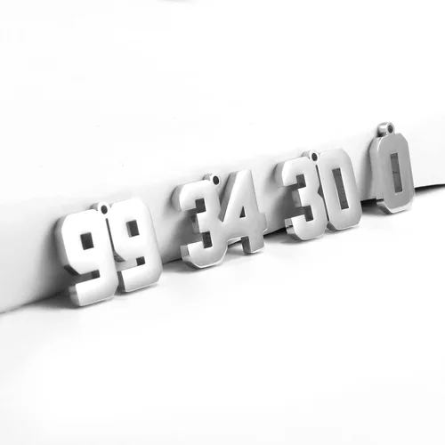 Miniatura 6 de MIMITLTY Personalized Jersey Number Necklaces for Mens,Athletes Stainless Steel Sport Number Pendant Chain for Boys BaseballBasketballFootball Team