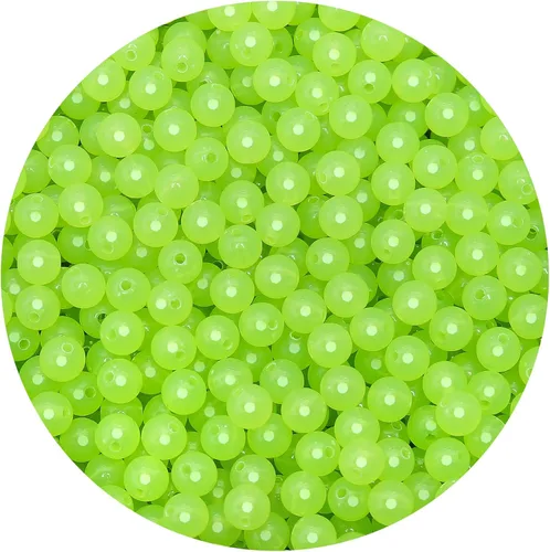 Miniatura 14 de BONNY BOXX 2000 piezas 4 mm cuentas redondas de acrílico de zafiro suave, bolas de plástico de chicle de burbujas, cuentas gruesas de bolas