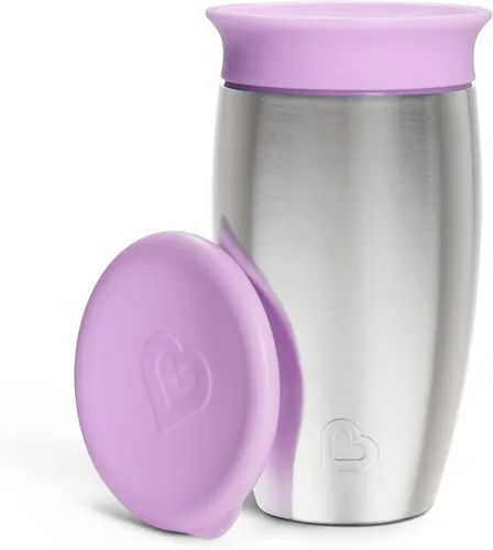 Miniatura 6 de Munchkin Miracle Stainless Steel 360 - Vaso para sorber (rosa/morado)