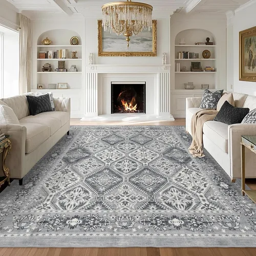 Miniatura 62 de Alfombra de Pasillo Lavable 3x10: Corredores Largos Antideslizantes para Pasillo - Alfombra Ultradelgada para Piso Interior para Cocina Entrada