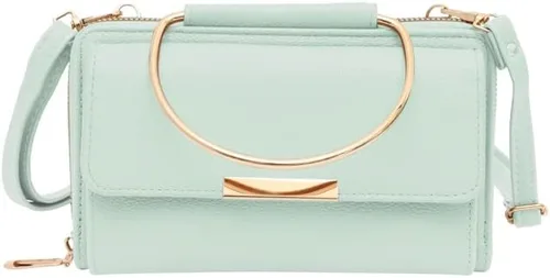 Miniatura 2 de EVVE Bolso de mano pequeño con asa superior bolso cruzado de moda para teléfono celular para mujer