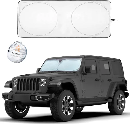 Miniatura 136 de EcoNour Parasol para parabrisas compatible con Hyundai Tucson 2016-2019 2020 2021, visera solar para parabrisas delantero y ventana, bloqueador
