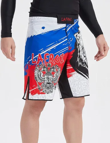 Miniatura 4 de LAFROI QJK01 - Pantalones cortos de boxeo para hombre con cordón y bolsillo