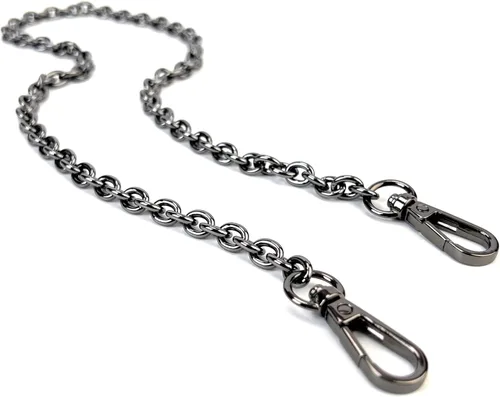 Miniatura 7 de Correas de metal para monedero, reemplazo de cadena para bolso cruzado de hombro, axila, cadena de rastro, Dorado antiguo