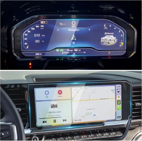 Paquete de 3 protectores de pantalla para Silverado 2022 2023 2024 2025 2026 Chevy Silverado 2500 HD Accesorios 2026 Silverado Protector de pantalla