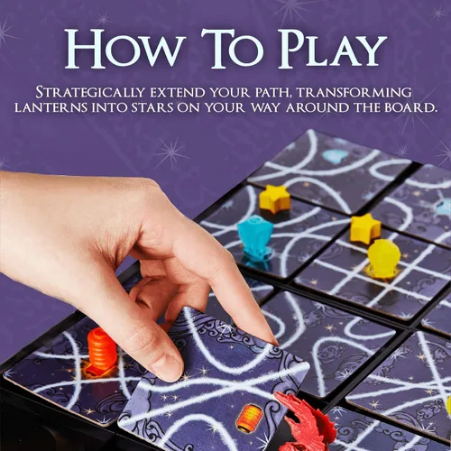 Miniatura 3 de Tsuro Phoenix Rising - Juego de estrategia de fantasía galardonado con colección de sets y poderes mágicos Aventura de colocación de azulejos