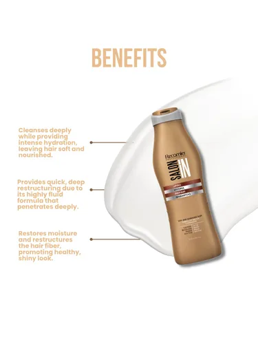 Miniatura 2 de Salon In by Recamier - Hydra Repair Champú para el cabello Hidratante y fortalecimiento para cabello seco y dañado 10.1.fl.oz / 10.1 fl oz