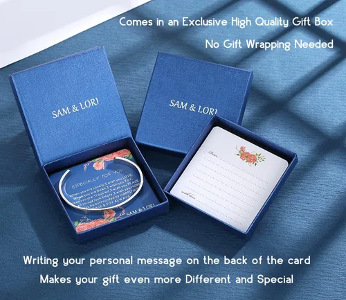 Miniatura 5 de SAM & LORI - Pulseras personalizadas para chicas adolescentes y mujeres, joyas motivacionales para regalar a tu mejor amiga, mamá, hija o hermana