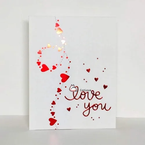 Miniatura 4 de 1 troquel de corte de encaje de corazón, troqueles de encaje de corazón, plantillas de corte de metal Letmefun DIY álbum de recortes, tarjetas