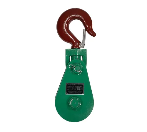 Miniatura 22 de Mytee Products Bloque de arrebate con gancho WLL 2 Toneladas Polea de 3"' + ' Cable de alambre de 3/8" Pulley para rescate con enrollamiento