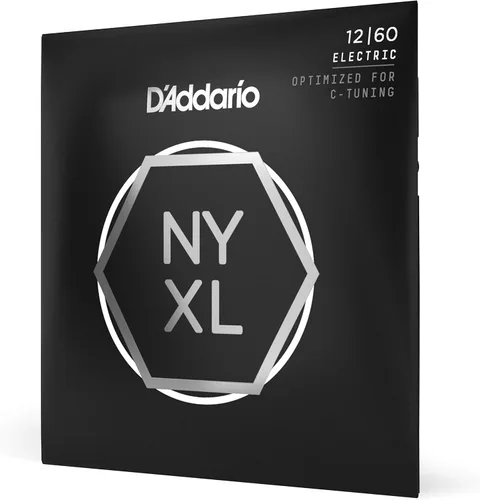 Miniatura 18 de D'Addario Cuerdas para guitarra eléctrica, NYXL entorchadas en níquel, NYXL1164, calibre medio 11-64, juego de 7 cuerdas, paquete de 1