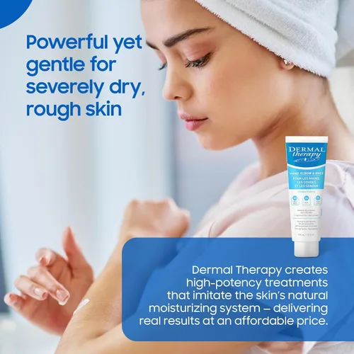 Miniatura 7 de Dermal Therapy Crema de manos para codos y rodillas con 15% de urea y 6% AHA, hidrata y exfolia profundamente la piel seca y agrietada en manos