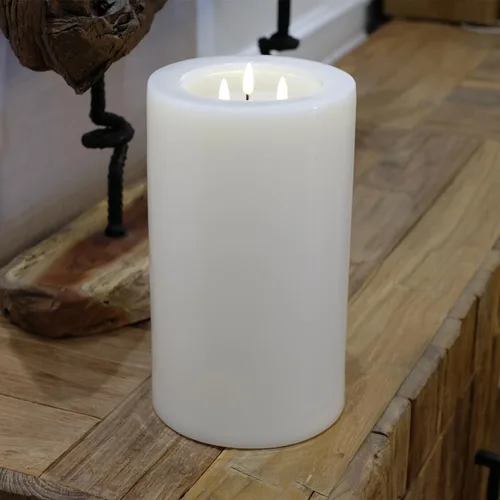 Miniatura 3 de Velas grandes sin llama XL para exteriores de 6.45" x 11" con control remoto. Impermeables y resistentes a la lluvia, LED que funcionan