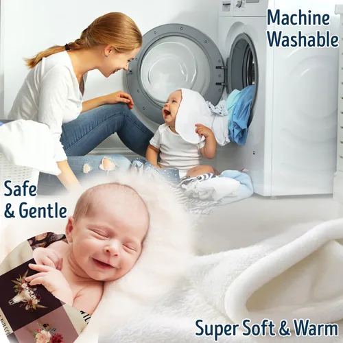 Miniatura 2 de Manta de bebé occidental para niña, manta de bebé occidental, mantas de bebé personalizadas, manta de bebé vaquero con nombre, mantas de bebé Chica