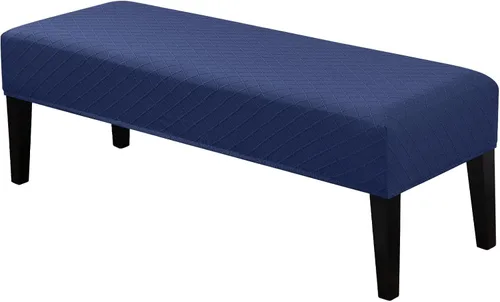 Miniatura 18 de Lebaley Funda Impermeable para Banco de Comedor Elástica Rectangular Protector de Asiento de Banco Funda Deslizable Extraíble Lavable Fundas