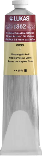 Miniatura 110 de Lukas 1862 Pintura al Óleo para Artistas Profesionales - Colores Tierra Amarillentos, 37 mL - Juego de 4 - Destacada Resistencia a la Luz, Sin