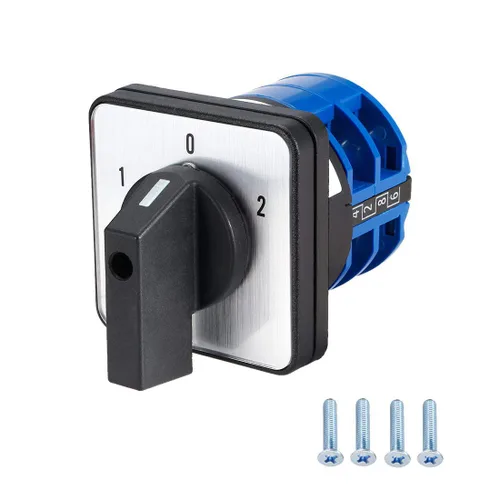 Miniatura 11 de Interruptor de cambio LW28-20 3 posiciones 8 terminales Selector de leva giratorio universal Interruptores de bloqueo 550V 20A