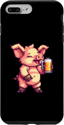 Miniatura 10 de iPhone 12 mini Pig Beer Party Comic Gamer Case