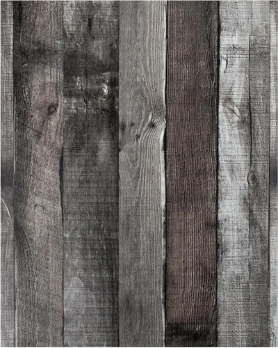 Miniatura 36 de Yun-aeon Papel de contacto de madera natural y gris oscuro, papel tapiz autoadhesivo de 17.3 x 236 pulgadas, autoadhesivo, extraíble, vintage