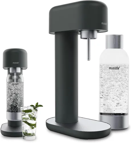Miniatura 9 de Mysoda Ruby 2 - Máquina de agua carbonatada, silenciosa y duradera con botella de agua de 1 litro, sin cilindro de CO2, color blanco