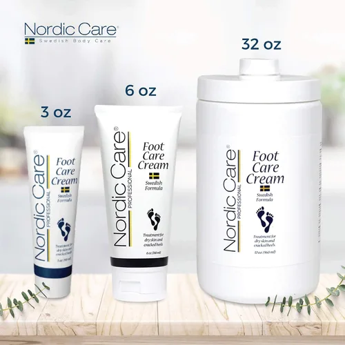 Miniatura 5 de Nordic Care Crema para el cuidado de los pies Reparación intensiva con urea y glicerina para pies secos y talones agrietados Resultados notables