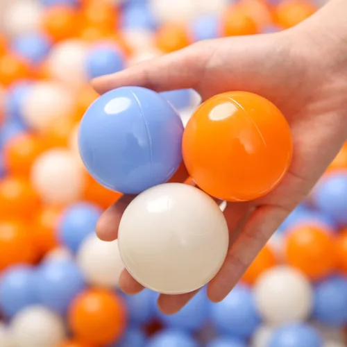 Miniatura 15 de TRENDPLAY Pelotas de Plástico para Pozos de Pelotas de 2.2 Pulgadas, Paquete de 50 100 200 500 Pelotas Huecas, Perfectas para Piscinas de Bebés