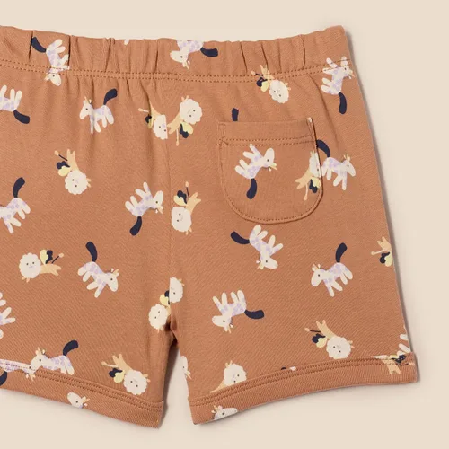Miniatura 6 de Tienda Essentials Conjunto de body y pantalón corto unisex para bebés