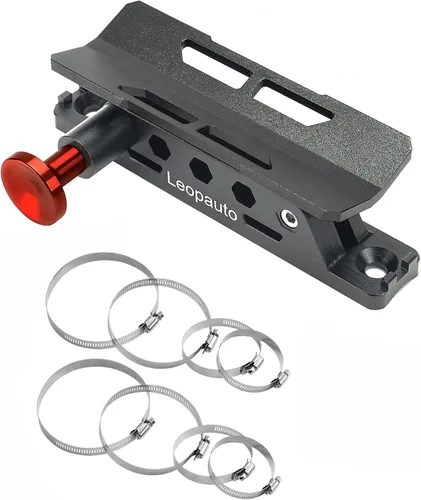 Miniatura 9 de Soporte universal para extintor de incendios, barra antivuelco de liberación rápida de aluminio, soporte para extintor de incendios con 8 Negro