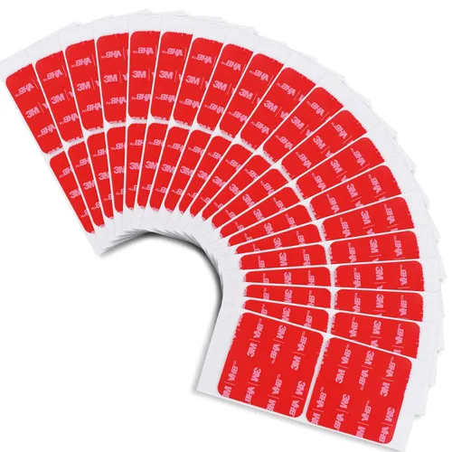 Miniatura 19 de 3M - Almohadillas adhesivas redondas de doble cara de diámetro de 1 pulgada, 20 unidades, 5925 cuadrados de cinta de montaje negra, almohadillas
