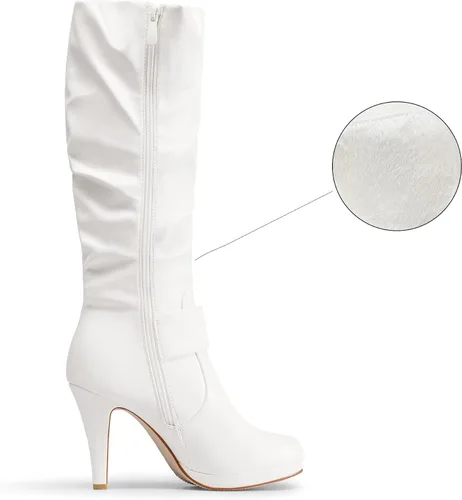 Miniatura 2 de DREAM PAIRS Botas de mujer de tacón alto y caña alta