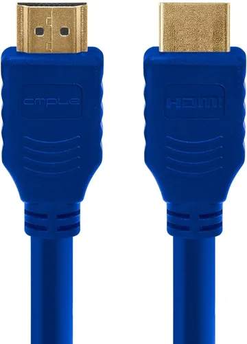 Miniatura 8 de Cmple - Cable HDMI de alta velocidad HDTV Ultra-HD (UHD) 3D, 4K @60Hz, 18Gbps 28AWG HDMI Cable de retorno de audio de 15 pies, negro