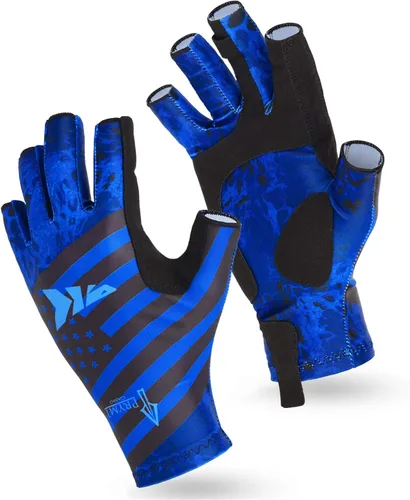 Miniatura 10 de KastKing Sol Armis - Guantes de protección solar UPF50+, guantes de pesca, protección UV, protección solar para exteriores, kayak, remar M