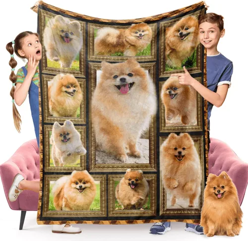 Miniatura 24 de Manta de perro Cocker Spaniel para niños, bonita manta de franela suave y acogedora para niñas y niños, mantas para bebés y niños pequeños