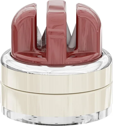 Afilador de cuchillos de cocina con base de succión para manos libres, afiladores de cuchillos de bolsillo compactos, herramienta profesional todo