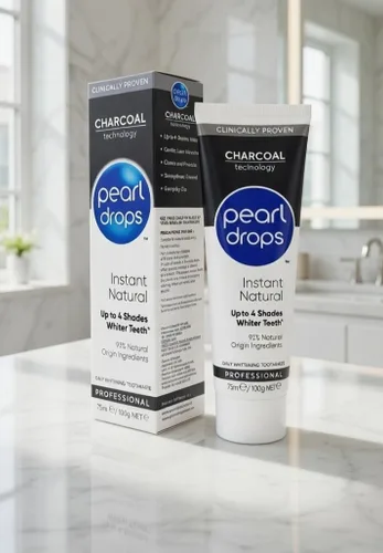 Miniatura 7 de Pearl Drops Carbón activado blanco natural instantáneo 2.5 fl oz