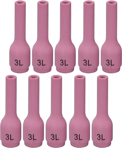 Miniatura 6 de RIVERWELD Boquillas de alúmina TIG tazas de cerámica largas 796F70 3L # 3/16 "0.197 in 796F71 4L # 1/4 "0.256 in 796F72 5L # 5/16" 0.315 in 796F73
