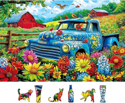 Miniatura 19 de MINIWAN Rompecabezas de 300 piezas de la Costa Amalfi, rompecabezas de alta calidad para adultos, estilo rústico, 17 x 11 pulgadas Premium Jigsaw