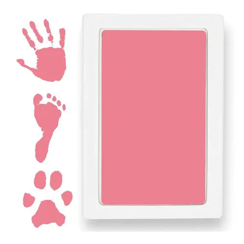 Miniatura 8 de Almohadilla de tinta Clean Touch para huellas de bebé y huellas de pies – Sello sin tinta para manos y pies de bebé – Seguro para bebés, no toca