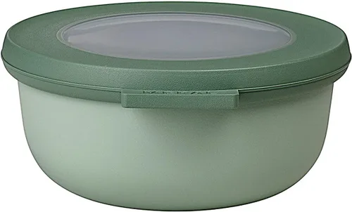 Miniatura 6 de Mepal Cirqula - Tazones altos para almacenar y servir múltiples alimentos de 68 onzas / 0.1 fl oz, con tapas transparentes, perfectos