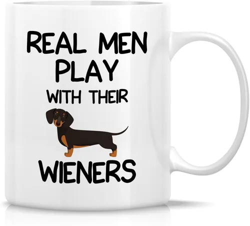 Miniatura 95 de Retreez - Taza divertida con texto en inglés "Funny Cute Golden Retriever Don't Stop Retrievin' Dog Lover", 325 ml, tazas de café de cerámica
