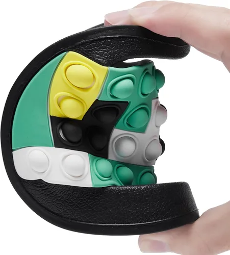 Miniatura 5 de Engtoy Sandalias para niños y niñas, unisex, ligeras, antideslizantes, puntera abierta, cómodas, para ducha, playa, divertidas sandalias