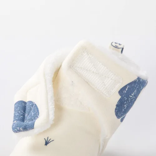 Miniatura 5 de pureborn Botines de invierno para bebé, de forro polar, antideslizantes, para cuna
