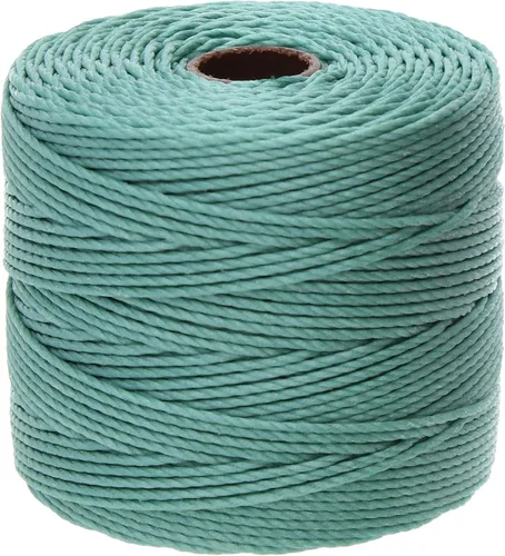 Miniatura 36 de The Beadsmith S-Lon - Cordón de nailon trenzado de 0.020 in para cuerda, color rojo oscuro, TEX210, carrete de 77 yardas