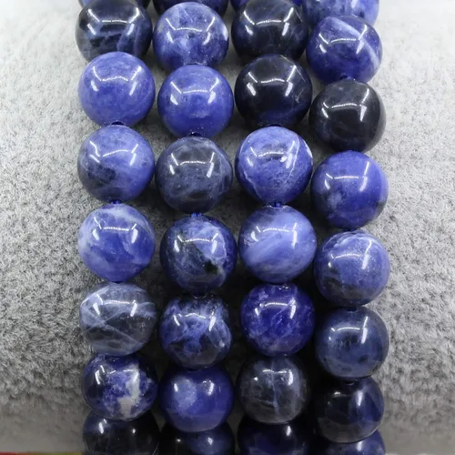 Miniatura 75 de Amandastone Pulsera elástica de cuentas redondas de 0.315 in con piedras preciosas naturales de 7 pulgadas