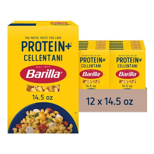 Miniatura 11 de BARILLA Protein+ (Plus) Angel Hair - Proteína de lentejas, garbanzos y guisantes - Buena fuente de proteína a base de plantas, pasta de proteínas