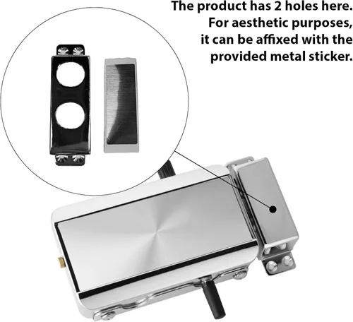 Miniatura 7 de Geevorks Cerradura electrónica inteligente de puerta con control remoto, cerradura inteligente inalámbrica, cerradura de seguridad oculta antirrobo