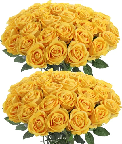 Miniatura 9 de 12 rosas artificiales de terciopelo sintético para decoración del hogar y boda (rosa perla, negro)