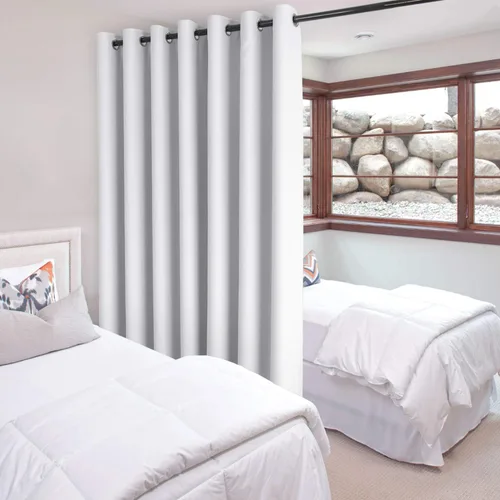 Miniatura 87 de DWCN Cortina opaca divisora de habitación de privacidad total, cortinas térmicas para puerta de patio, sala de estar, separación de dormitorio