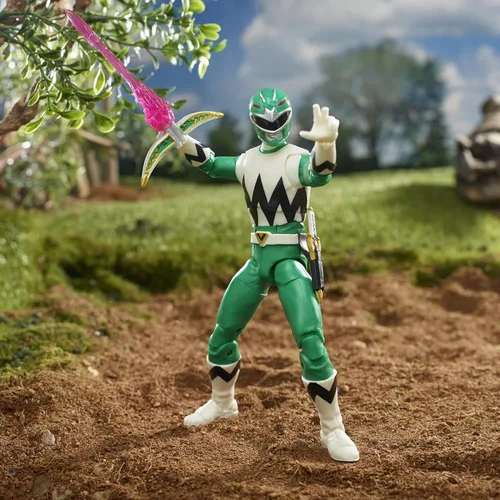 Miniatura 4 de Power Rangers Lightning Collection Lost Galaxy - Figura coleccionable y accesorios de 5.9 in, color verde Ranger