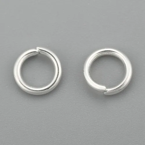 Miniatura 65 de HDSupplies 100 piezas - 4mm de argollas de acero inoxidable 304 de tono negro - Calibre 22 (espesor de 0.6mm)